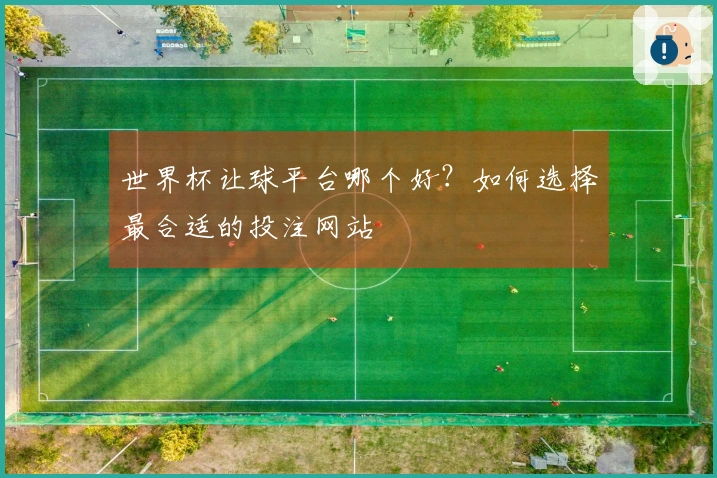 世界杯让球平台哪个好？如何选择最合适的投注网站