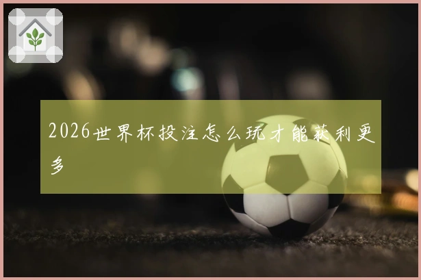 2026世界杯投注怎么玩才能获利更多