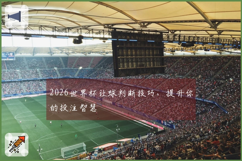 2026世界杯让球判断技巧，提升你的投注智慧
